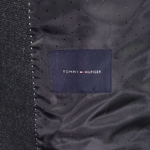 Tommy Hilfiger Men's Flannel 2 Button Sports Coat Blazer 42R - Picture 12 of 13